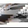 Radiateur plat Mexen CCF33 600 x 2000 mm, raccordement inférieur central, 4402 W, noir - W6C33F-060-200-70