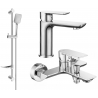 Mexen Alfa DF62 ensemble pour baignoire, chrome - 745703DF62-00