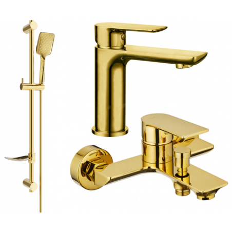 Mexen Alfa DF62 ensemble de bain, doré - 745703DF62-50