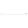 Radiateur à panneaux Mexen CVH10 Hygiene 300 x 900 mm, raccordement inférieur, 298 W, blanc - W610H-030-090-00