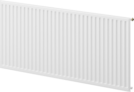 Radiateur Mexen CVH10 Hygiene 300 x 1000 mm, connexion inférieure, 331 W, blanc - W610H-030-100-00