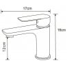 Mexen Alfa DQ40 ensemble de douche, blanc/doré - 745704DQ40-25