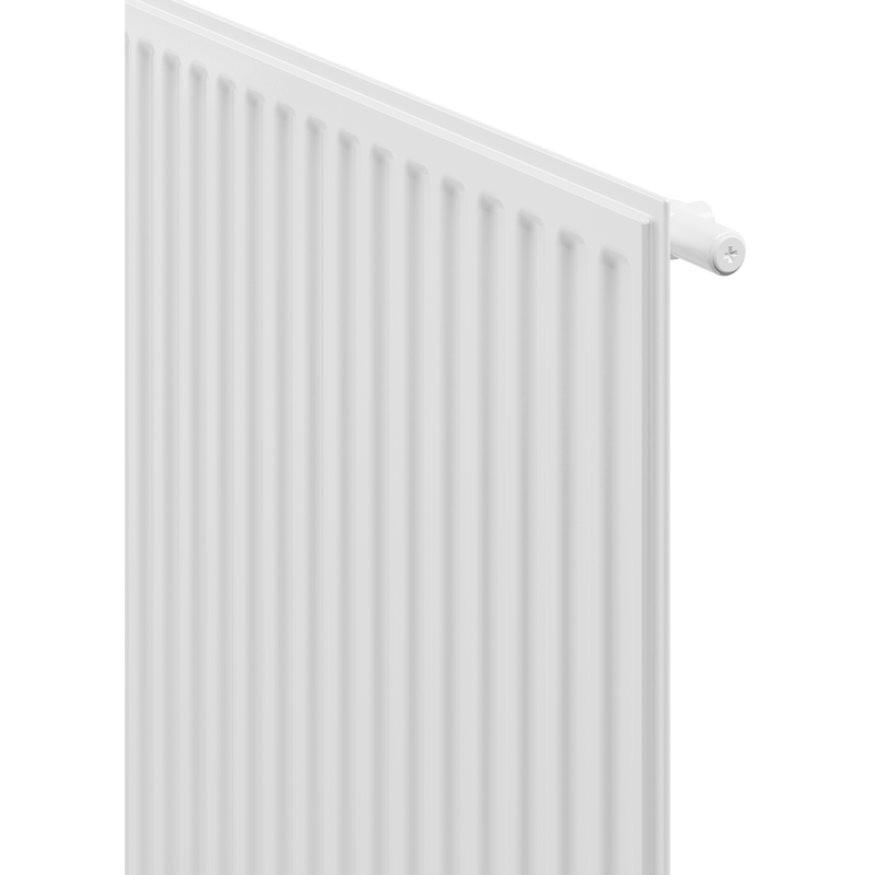Mexen CH10 Radiateur hygiénique à plaque 400 x 1400 mm, raccordement latéral, 605 W, blanc - W410H-040-140-00