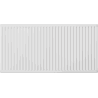 Radiateur à panneaux Mexen CH10 Hygiene 400 x 2000 mm, raccordement latéral, 864 W, blanc - W410H-040-200-00