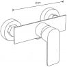 Mexen Alfa DF62 ensemble de douche, doré - 745704DF62-50