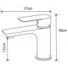 Mexen Alfa Ensemble de douche DF62, noir/or - 745704DF62-75