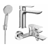 Mexen Alfa R40 ensemble de bain, chrome - 745703R40-00