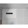 Mexen Toro receveur de douche rectangulaire SMC 110 x 70 cm, blanc, cache noir - 43107011-B