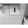 Mexen Toro receveur de douche rectangulaire SMC 110 x 70 cm, blanc, cache noir - 43107011-B