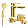 Mexen Alfa R40 ensemble de baignoire, doré - 745703R40-50