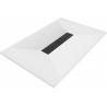 Mexen Toro receveur rectangulaire SMC 110 x 80 cm, blanc, cache noir - 43108011-B