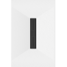 Mexen Toro bac rectangulaire SMC 110 x 90 cm, blanc, cache noir - 43109011-B