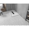 Mexen Toro receveur de douche rectangulaire SMC 140 x 90 cm, blanc, cache noir - 43109014-B