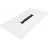 Mexen Toro douche rectangulaire SMC 180 x 70 cm, blanc, cache noir - 43107018-B