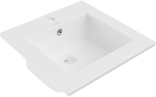 Mexen Atena lavabo encastré dans le plan de travail 41 x 41 cm, blanc - 25014100