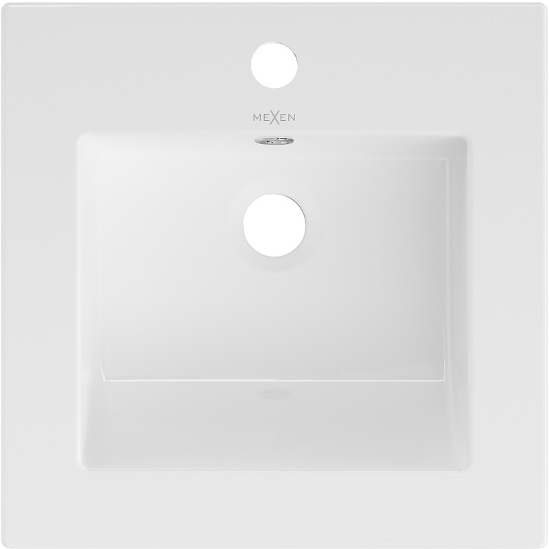 Mexen Atena lavabo encastré dans le plan de travail 41 x 41 cm, blanc - 25014100