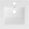 Mexen Atena lavabo encastré dans le plan de travail 41 x 41 cm, blanc - 25014100