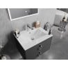 Mexen Atena lavabo encastré dans le plan 61 x 46 cm, blanc - 25016000