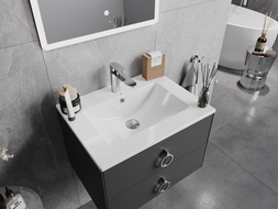 Mexen Atena lavabo encastré dans le comptoir 60 x 46 cm, Blanc - 25016000