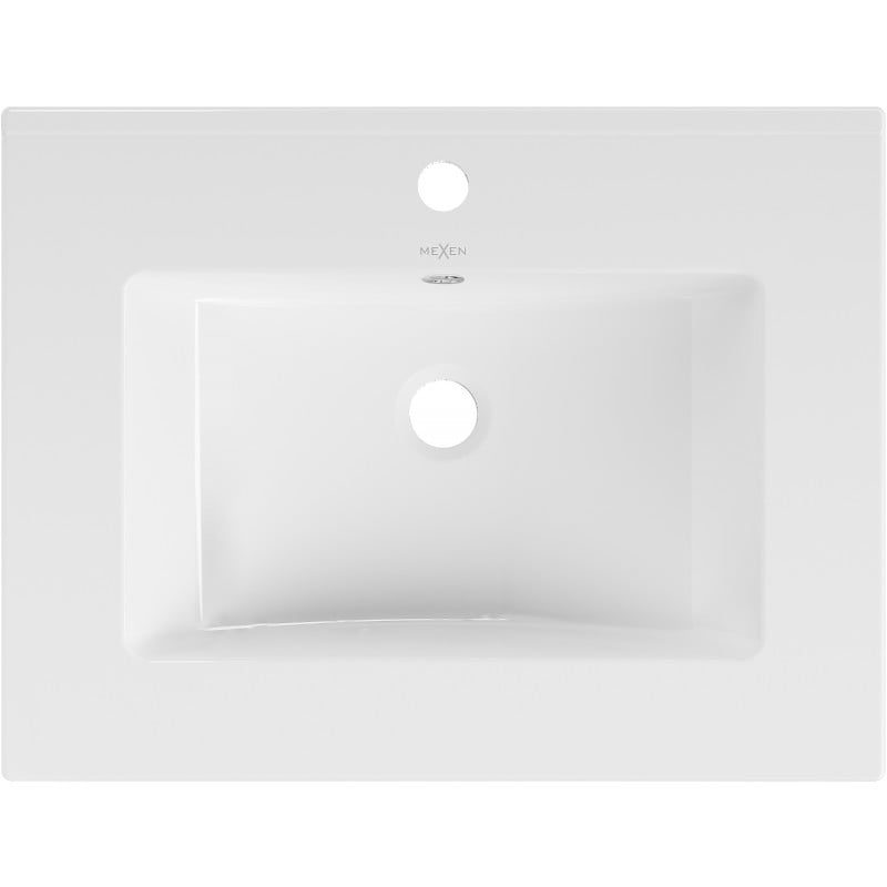 Mexen Atena lavabo encastré dans le plan 61 x 46 cm, blanc - 25016000