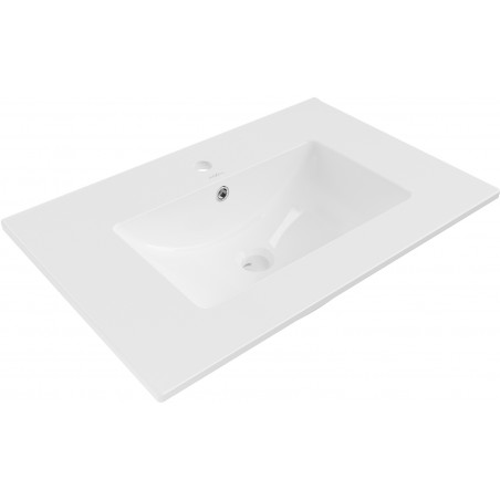Mexen Atena lavabo encastré dans le comptoir 70 x 46 cm, Blanc - 25017000