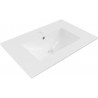 Mexen Atena lavabo encastré dans le plan de toilette 71 x 46 cm, blanc - 25017000