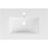 Mexen Atena lavabo encastré dans le plan de toilette 71 x 46 cm, blanc - 25017000