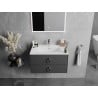 Mexen Atena lavabo encastré dans le plan 71 x 46 cm, blanc - 25017000