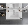 Mexen Atena lavabo encastré dans le plan 71 x 46 cm, blanc - 25017000
