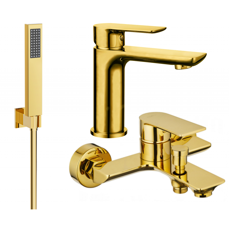 Mexen Alfa R02 ensemble de bain, doré - 745703R02-50