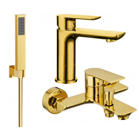 Mexen Alfa R02 ensemble de bain, doré - 745703R02-50