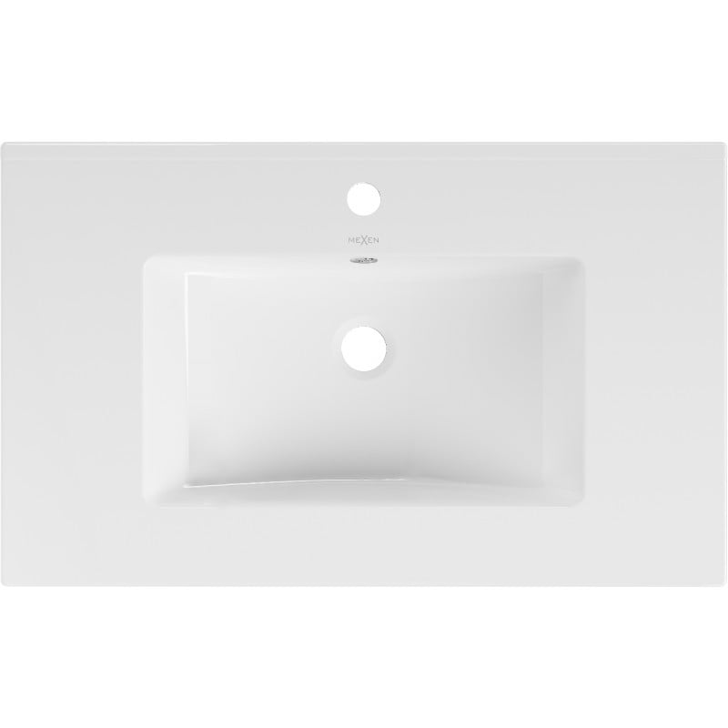 Mexen Atena lavabo encastré dans le plan 76 x 46 cm, blanc - 25017500