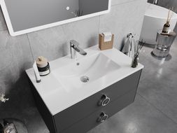 Mexen Atena lavabo encastré dans le plan 76 x 46 cm, blanc - 25017500