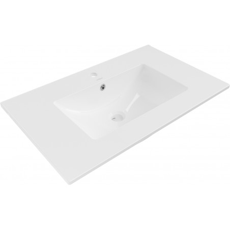 Mexen Atena lavabo encastré dans le comptoir 75 x 46 cm, Blanc - 25017500