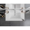 Mexen Atena lavabo encastré 80 x 46 cm, blanc - 25018000