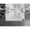 Mexen Atena lavabo encastré dans le plan 80 x 46 cm, blanc - 25018000