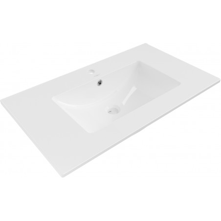 Mexen Atena lavabo encastré dans le comptoir 80 x 46 cm, Blanc - 25018000