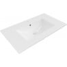 Mexen Atena lavabo encastré 80 x 46 cm, blanc - 25018000