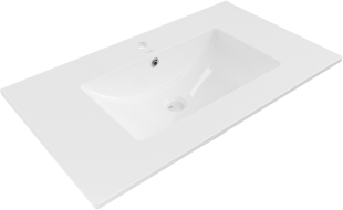 Mexen Atena lavabo encastré dans le plan 80 x 46 cm, blanc - 25018000