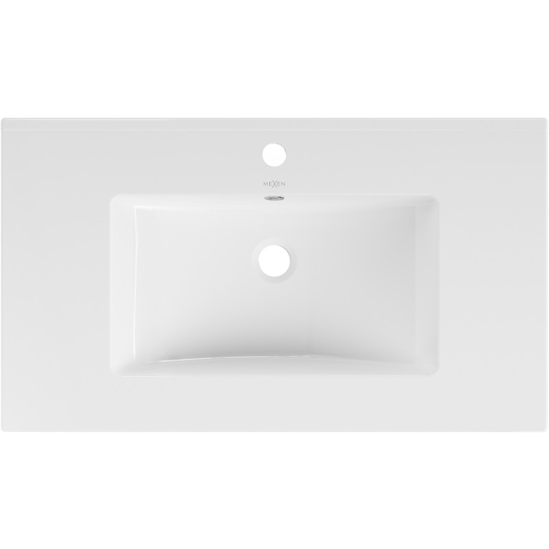 Mexen Atena lavabo encastré dans le plan 80 x 46 cm, blanc - 25018000