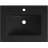 Mexen Atena lavabo encastré 61 x 46 cm, noir mat - 25016070