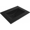 Mexen Atena lavabo encastré 61 x 46 cm, noir mat - 25016070
