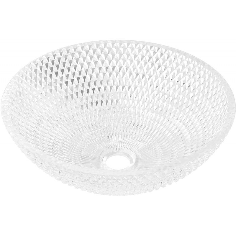 Mexen Olza lavabo à comptoir en verre 42 x 42 cm, transparent - 24094200