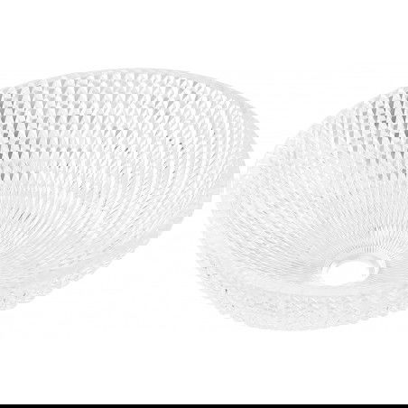 Mexen Olza lavabo à comptoir en verre 42 x 42 cm, transparent - 24094200