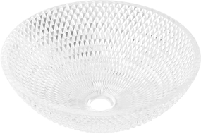 Mexen Olza vasque à poser en verre 42 x 42 cm, transparente - 24094200