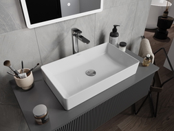 Mexen Nadia lavabo de comptoir 60 x 35 cm, Blanc - 21616000