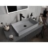 Mexen Nadia lavabo sur plan 62 x 35 cm, gris clair mat - 21616061