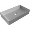 Mexen Nadia lavabo sur plan 62 x 35 cm, gris clair mat - 21616061