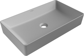 Mexen Nadia lavabo sur plan 62 x 35 cm, gris clair mat - 21616061