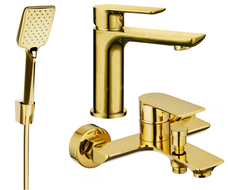 Mexen Alfa R62 ensemble de baignoire, doré - 745703R62-50